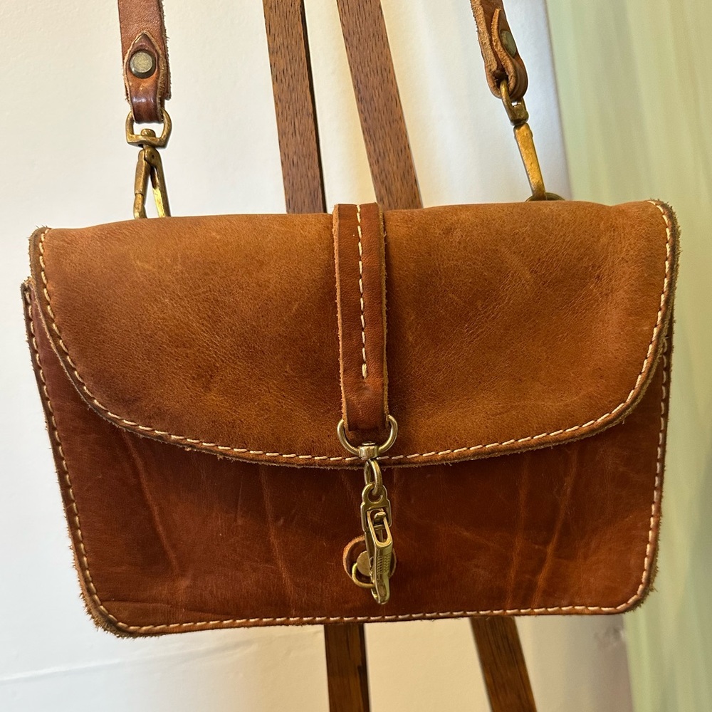 Vintage Coronado Leather Crossbody Bag